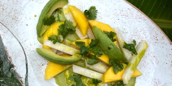 Jicama & Mango Salad with Cilantro-Lime Vinaigrette