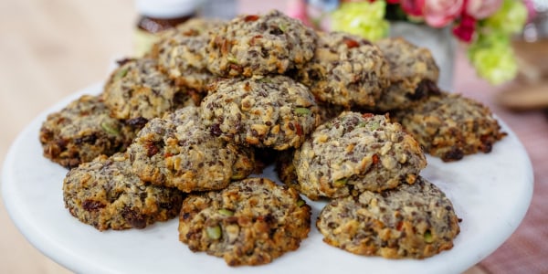 Kid-Approved Seeded Cookies with Banana & Maple Syrup