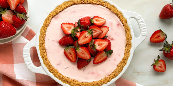 No-Bake Strawberry Cheesecake