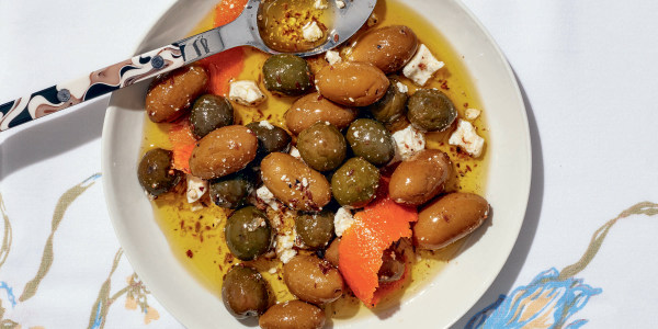 Garlic and Citrus Marinated Olives - Enjoy Anytime