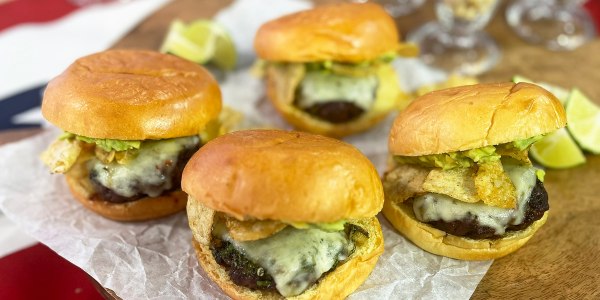 Sunny Anderson's Spicy Green Goddess Burger