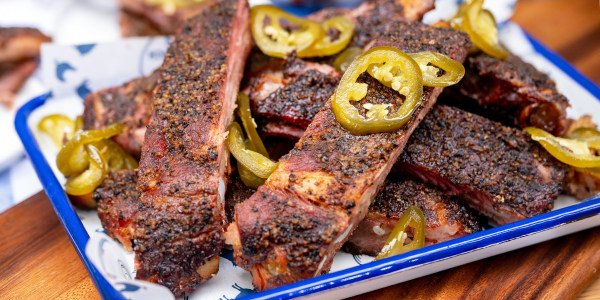 Jalapeño-Garlic St. Louis Ribs