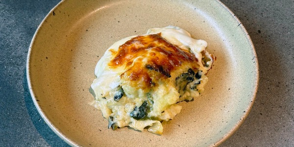 Cheesy Poblano and Potato Bake