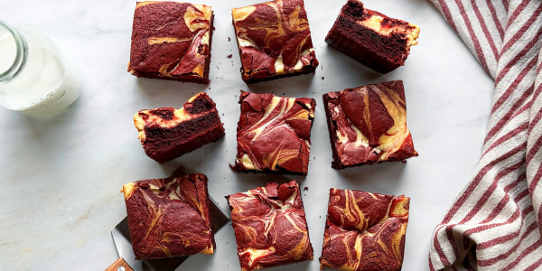 Red Velvet Cheesecake Swirl Brownies