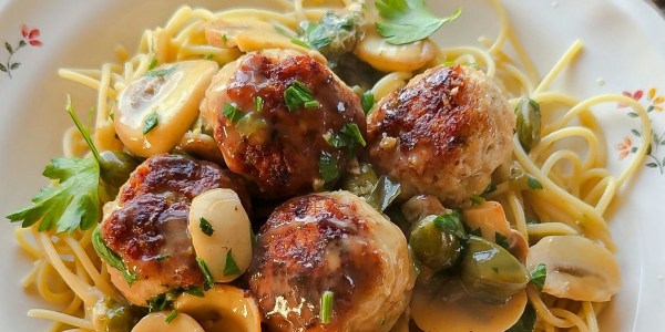 Chicken Piccata Meatballs