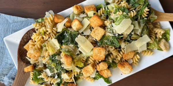 Grilled Caesar Pasta Salad