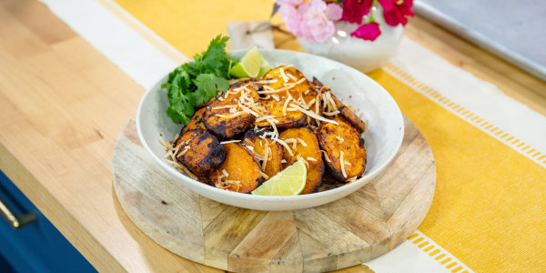 Roasted Chili Lime Sweet Potatoes