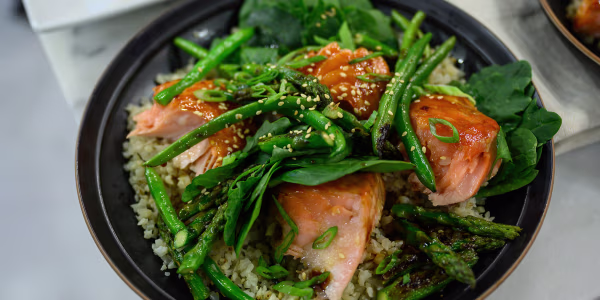 Salmon Power Bowls