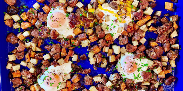 Cara Nicoletti's Sheet Pan Sausage Hash