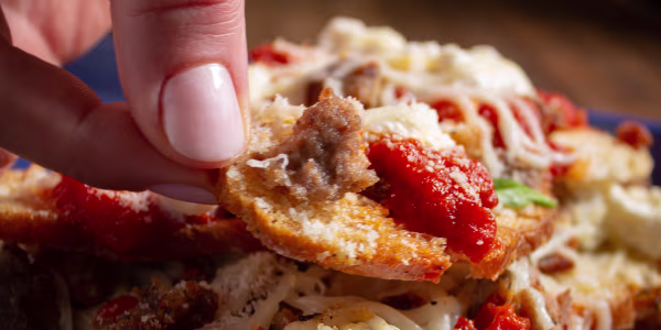 Foccachos (Foccacia Nachos)