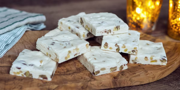 Vegan Divinity with Pine Nuts
