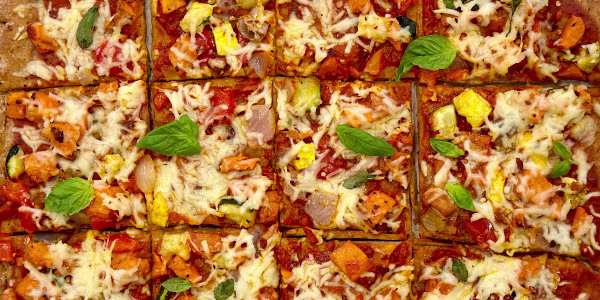 Sheet-Pan Veggie Pizza