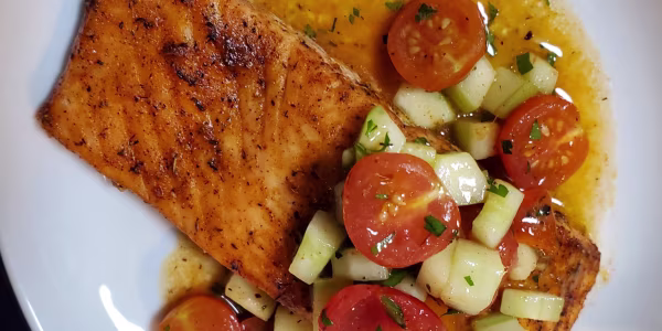 Sheet-Pan Honey Jerk Salmon