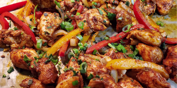Sheet-Pan Chicken Fajitas