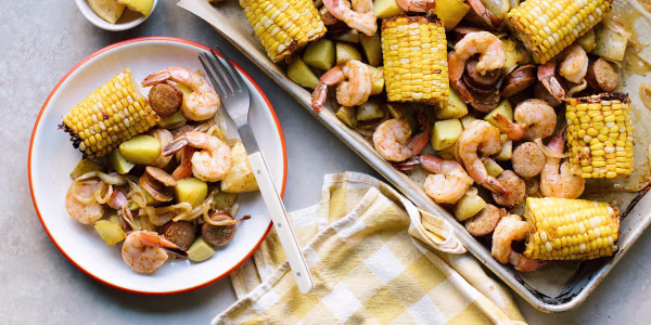 Sheet-Pan Shrimp Boil