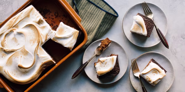 Pumpkin Marshmallow Sheet Cake