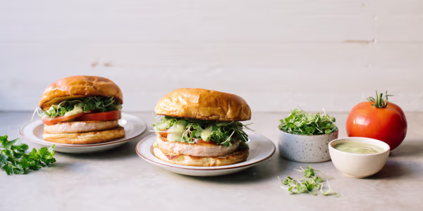 Green Goddess Salmon Burgers