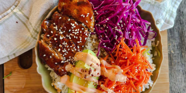 Honey Chili Chicken Bowls