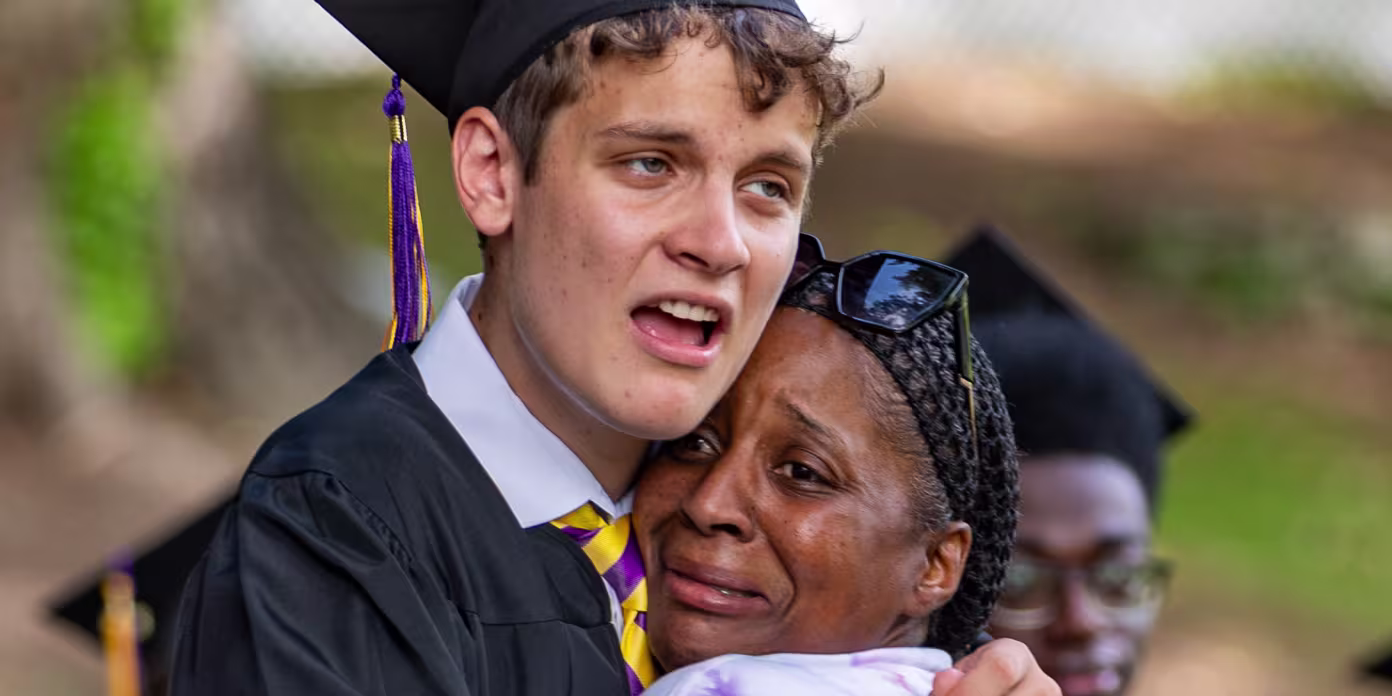 A Viral Hug at a Rhode Island Private School Captured an Unseen Part of Student Life