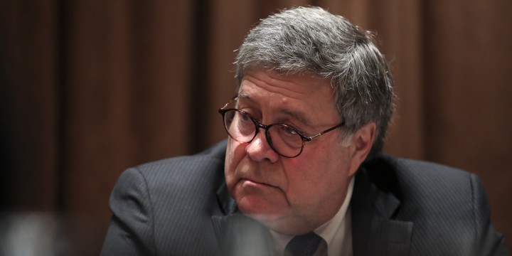 William Barr at the White House