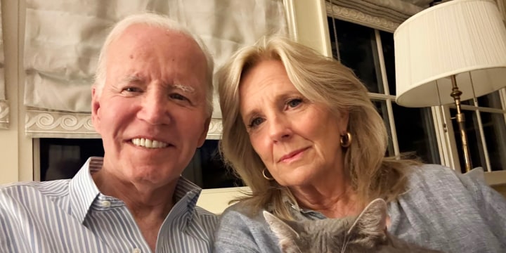 Former President Joe Biden and Former First Lady Jill Biden after news of Biden's cancer was announced on May 19. 2025.