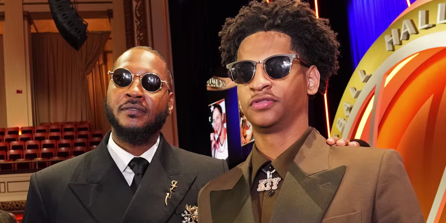 Carmelo Anthony Shares The 1 Message He Had for Son Kiyan During College Recruitment Process