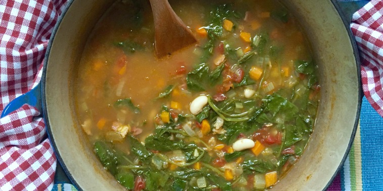 Kale, bacon and white bean soup recipe