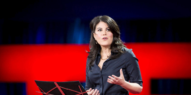 Image: Former White House intern Monica Lewinsky speaks at the TED2015 conference in Vancouver