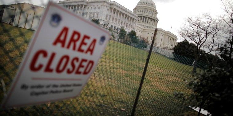 Image: U.S. Capitol building is seen during the third day of a government shutdown in Washington