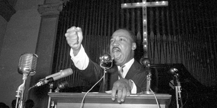 Image: Martin Luther King Jr. speaks in Eutaw, Alabama