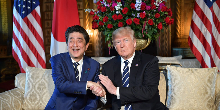 Image: Trump and Abe