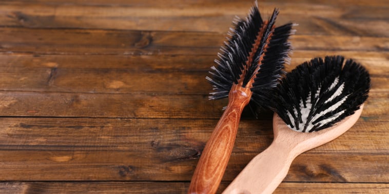 how to clean hair brushes