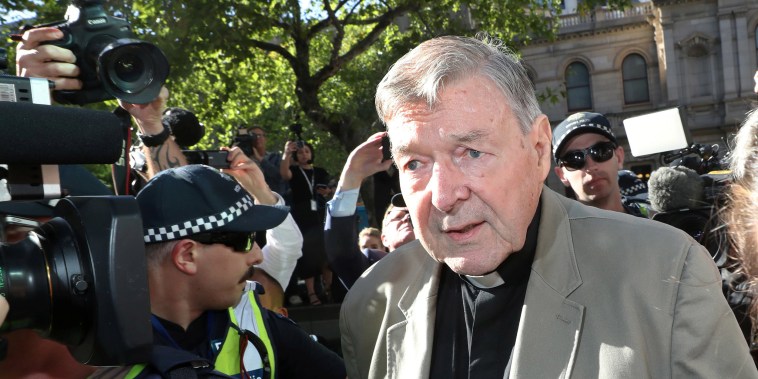 Image: Cardinal George Pell arrives at County Court in Melbourne