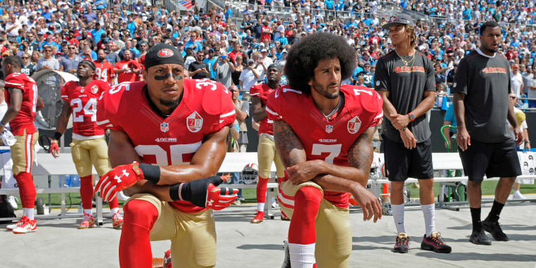 Image: Colin Kaepernick, Eric Reid