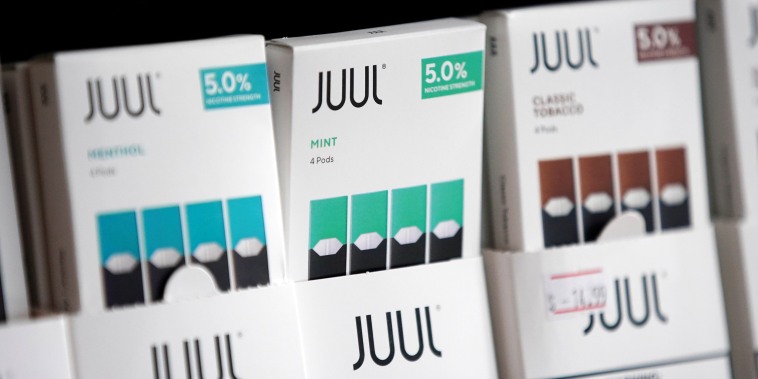 Image: Juul brand vape cartridges