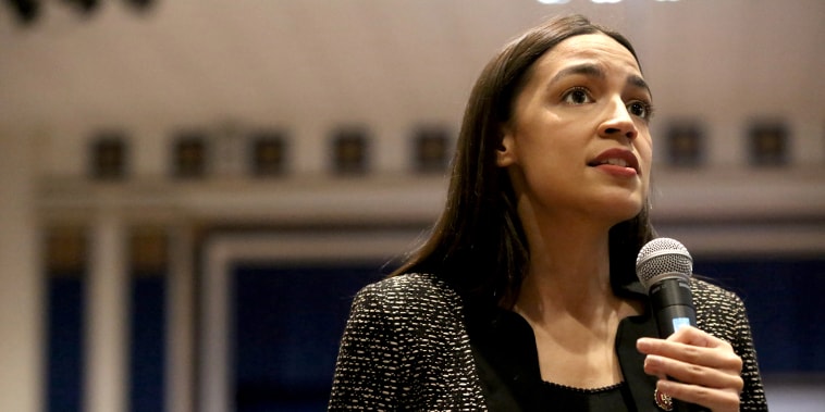 Image: Rep. Alexandria Ocasio-Cortez Holds Green New Deal For Public Housing Town Hall