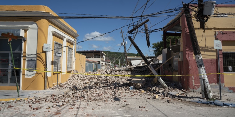 Image: Puerto Rico earthquake