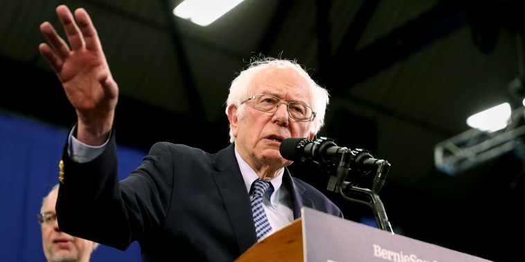 Image: Presidential Candidate Bernie Sanders Holds NH Primary Night Event In Manchester