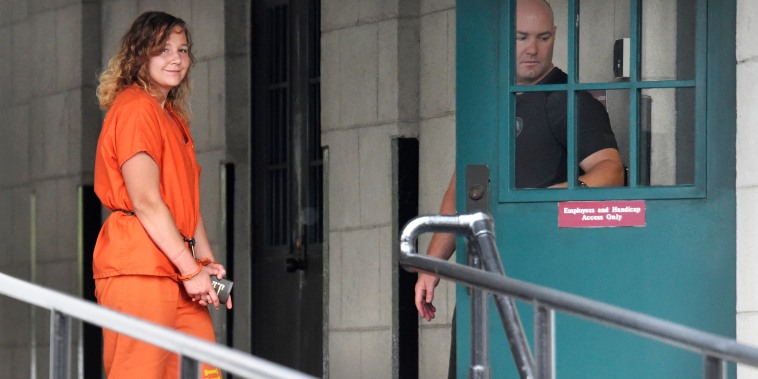 Image: Reality Winner arrives at a courthouse in Augusta, Georgia