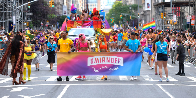 Image: onathan Van Ness Joins SMIRNOFF At The 2018 Pride March To Celebrate Love In All Its Forms
