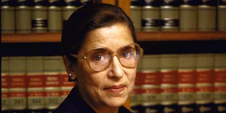 Judge Ruth Bader Ginsburg in her Chambers US Courthouse