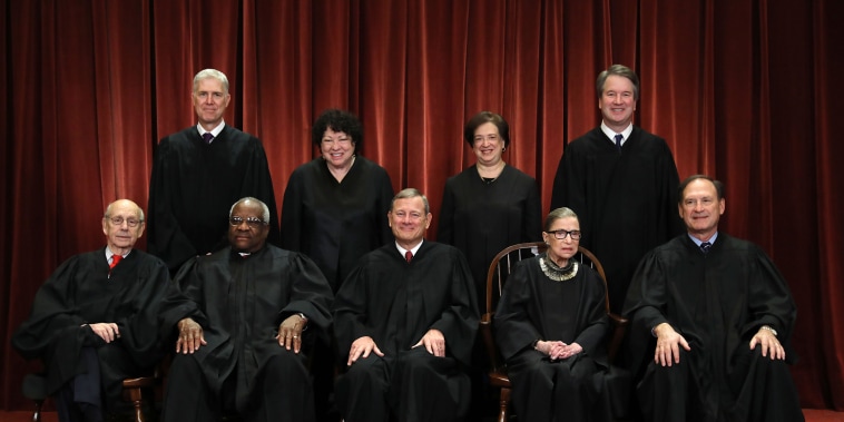 Image: U.S. Supreme Court Justices Pose For Official Group Portrait