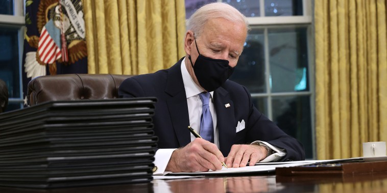 Image: Joe Biden Marks His Inauguration With Full Day Of Events