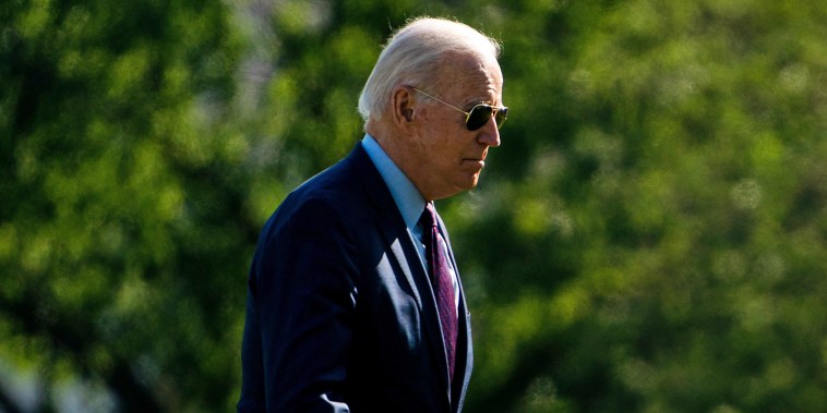 Image: President Joe Biden returning to the White House on May 18, 2021.