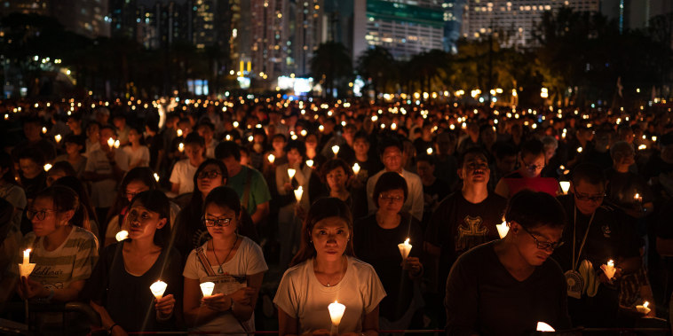 Image: Hong Kong Marks 30 Years Since The Tiananmen Massacre