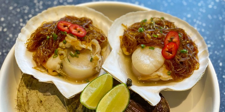 Yuzu Butter Steamed Scallops Recipe