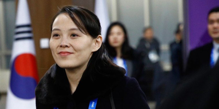 Image: North Korea's Kim Jong Un's sister Kim Yo Jong arrives for the opening ceremony of the Pyeongchang 2018 Winter Olympic Games at the Pyeongchang Stadium