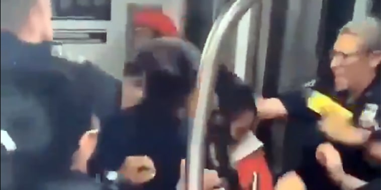 Image The witness video shows one officer firing a stun gun that hits David Crowell's back.