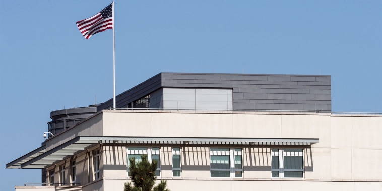 The Embassy of the United States of America in Berlin on Sept. 14, 2020.