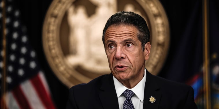 Image: New York Governor Cuomo Holds Briefing In Manhattan